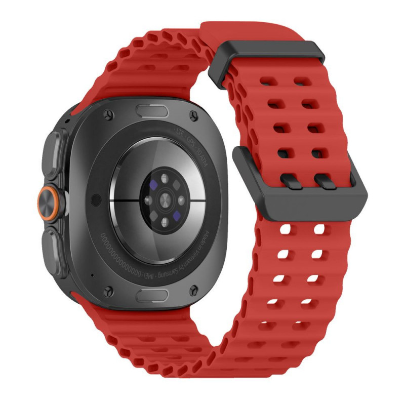 Tech-Protect Iconband Pro remienok na hodinky pre Samsung Galaxy Watch Ultra 1 / 2 2024-2026 47 mm, karmínovo červený