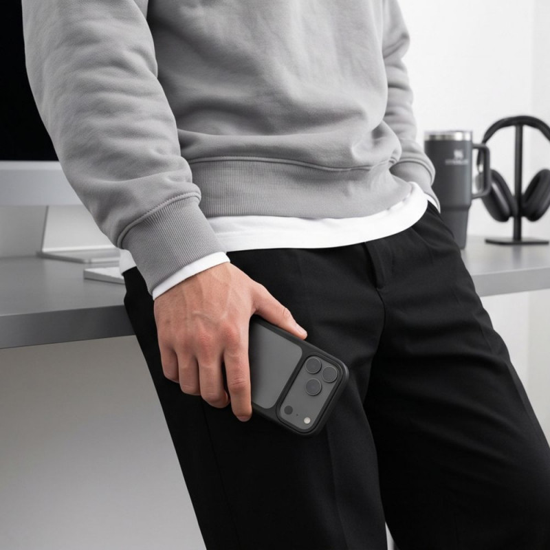 Tech-Protect Magmat CC puzdro pre Apple iPhone 17 Pro Max / 18 Pro Max, matné čierne