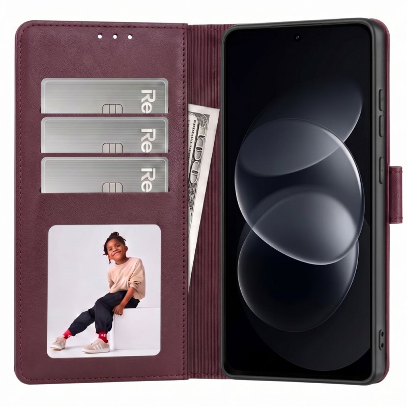 Tech-Protect Wallet puzdro pre Xiaomi Redmi Note 17 Pro 5G, bordové