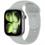 Tech-Protect Silicone remienok pre Apple Watch 8/9/10/11/12/SE 40/41/42 mm, sivý