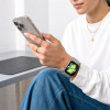 Tech-Protect Silicone remienok pre Apple Watch 8/9/10/11/12/SE 40/41/42 mm, sivý