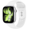 Tech-Protect Silicone remienok pre Apple Watch 8/9/10/11/12/SE 40/41/42 mm, biely