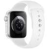 Tech-Protect Silicone remienok pre Apple Watch 8/9/10/11/12/SE 40/41/42 mm, biely