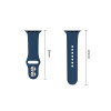 Tech-Protect Silicone remienok pre Apple Watch 8/9/10/11/12/SE 40/41/42 mm, námornícky modrý