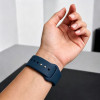 Tech-Protect Silicone remienok pre Apple Watch 8/9/10/11/12/SE 40/41/42 mm, námornícky modrý