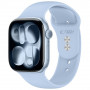 Tech-Protect Silicone remienok pre Apple Watch 8/9/10/11/12/SE 40/41/42 mm, svetlomodrý