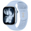 Tech-Protect Silicone remienok pre Apple Watch 8/9/10/11/12/SE 40/41/42 mm, svetlomodrý