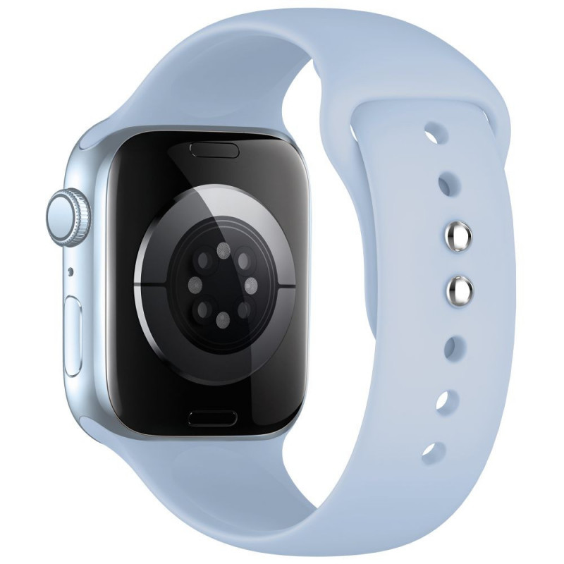 Tech-Protect Silicone remienok pre Apple Watch 8/9/10/11/12/SE 40/41/42 mm, svetlomodrý