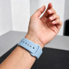 Tech-Protect Silicone remienok pre Apple Watch 8/9/10/11/12/SE 40/41/42 mm, svetlomodrý