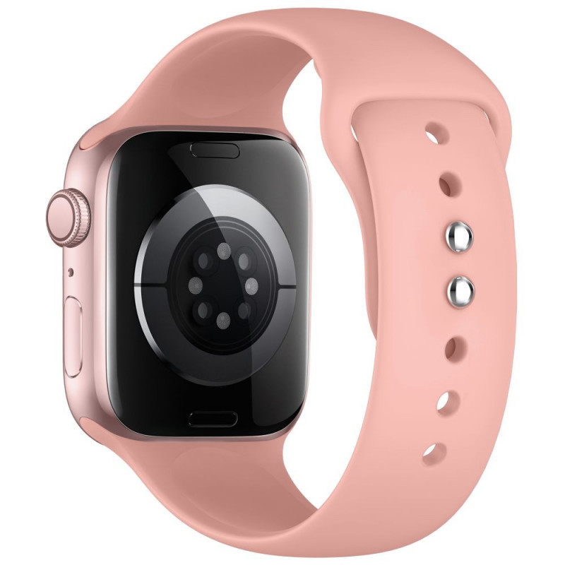 Tech-Protect Silicone remienok pre Apple Watch 8/9/10/11/12/SE/Ultra 44/45/46/49 mm, zaprášená ružová