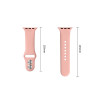 Tech-Protect Silicone remienok pre Apple Watch 8/9/10/11/12/SE/Ultra 44/45/46/49 mm, zaprášená ružová