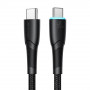 Joyroom Starry Series SA32-CC3 kábel USB-C - USB-C, 60 W, 480 Mb/s, 1 m, čierny
