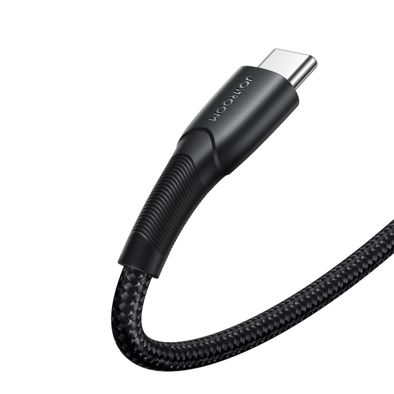 Joyroom Starry Series SA32-CC3 kábel USB-C - USB-C, 60 W, 480 Mb/s, 1 m, čierny