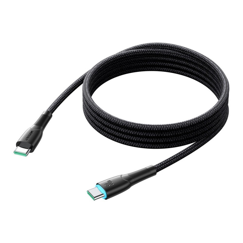 Joyroom Starry Series SA32-CC3 kábel USB-C - USB-C, 60 W, 480 Mb/s, 1 m, čierny