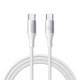 Joyroom Flash Series S-A28 kábel USB-C - USB-C, 60 W, 480 Mb/s, 1 m, biely