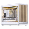 Jonsbo D33 Wood počítačová skriňa, mini skriňa, mATX, tvrdené sklo, biela, drevo (D33 WD/WHITE)