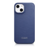 iCarer CE Premium Leather Folio Case magnetické knižkové puzdro pre iPhone 14 Plus, MagSafe, modré (WMI14220715-BU)