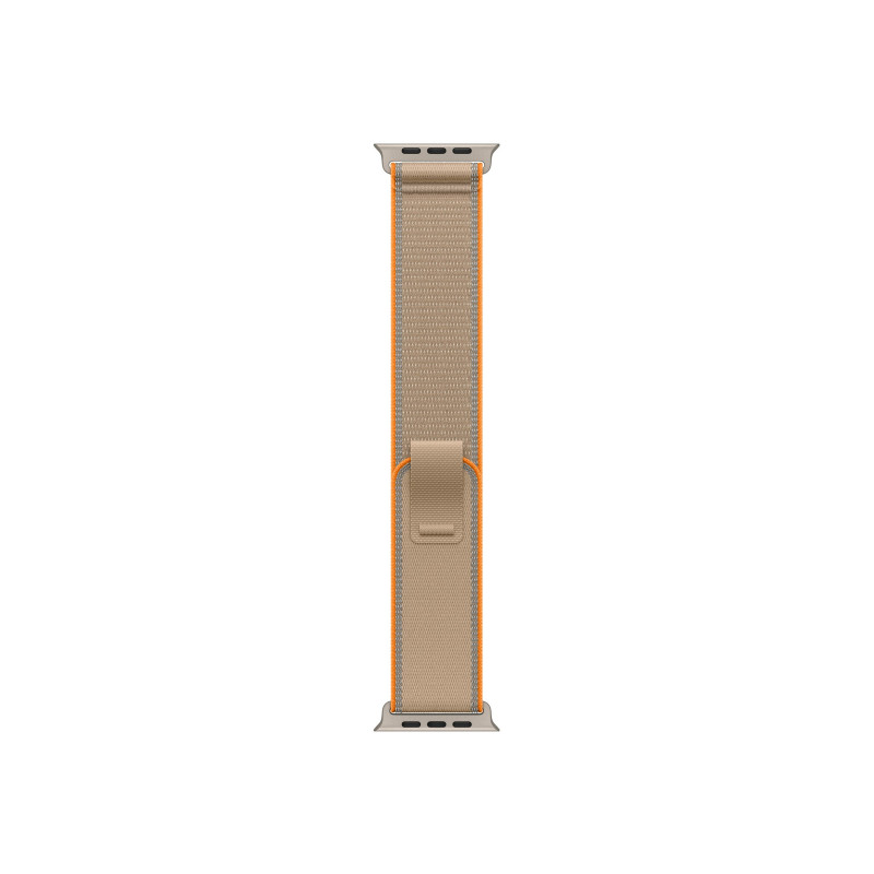 Apple Trail Loop remienok na inteligentné hodinky 49 mm, pieskový, M/L, prírodné titánové prevedenie, MK8N4ZM/A