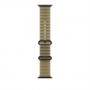Apple Ocean Band remienok na inteligentné hodinky 49 mm, polopriehľadný, zelený odtieň morskej trávy, čierne titánové prevedenie, MKAV4ZM/A
