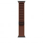Apple Alpine Loop remienok na inteligentné hodinky 49 mm, bordový, stredná veľkosť, čierne titánové prevedenie, MKF14ZM/A