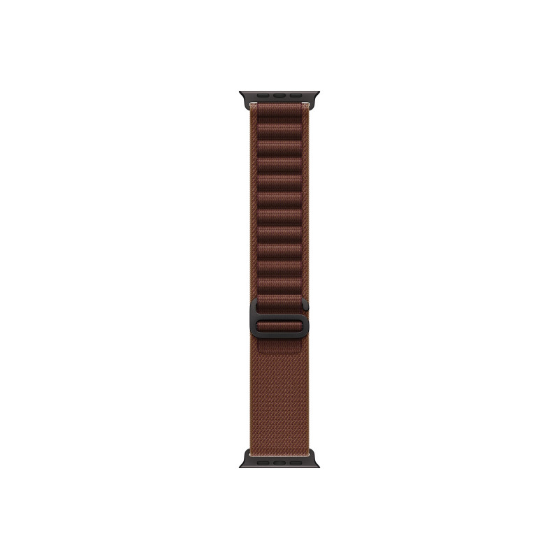 Apple Alpine Loop remienok na inteligentné hodinky 49 mm, bordový, stredná veľkosť, čierne titánové prevedenie, MKF14ZM/A