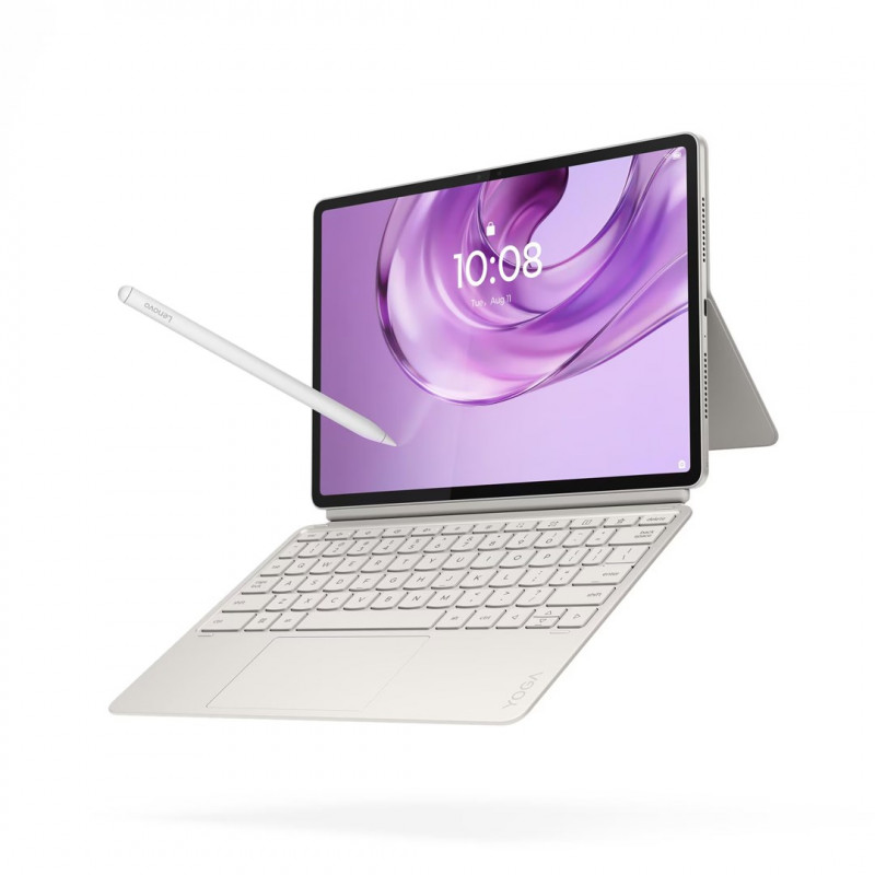 Lenovo Yoga Tab Gen 2 11 (TB711FU) tablet, 11,1 palcov, 3840 x 2560 LTPS, 144 Hz, 12 GB RAM, 256 GB, Wi-Fi 7, béžový, s perom a klávesnicou, ZAJ00024PL