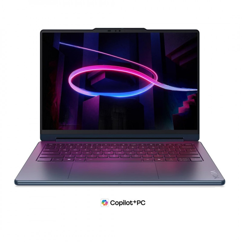 Lenovo Yoga 9i 2-in-1 Aura Edition 14IPH11 83SE001XPB notebook, 14" 2,8K OLED dotykový displej, Intel Core Ultra 7 355, 32 GB RAM, SSD 512 GB, modrý