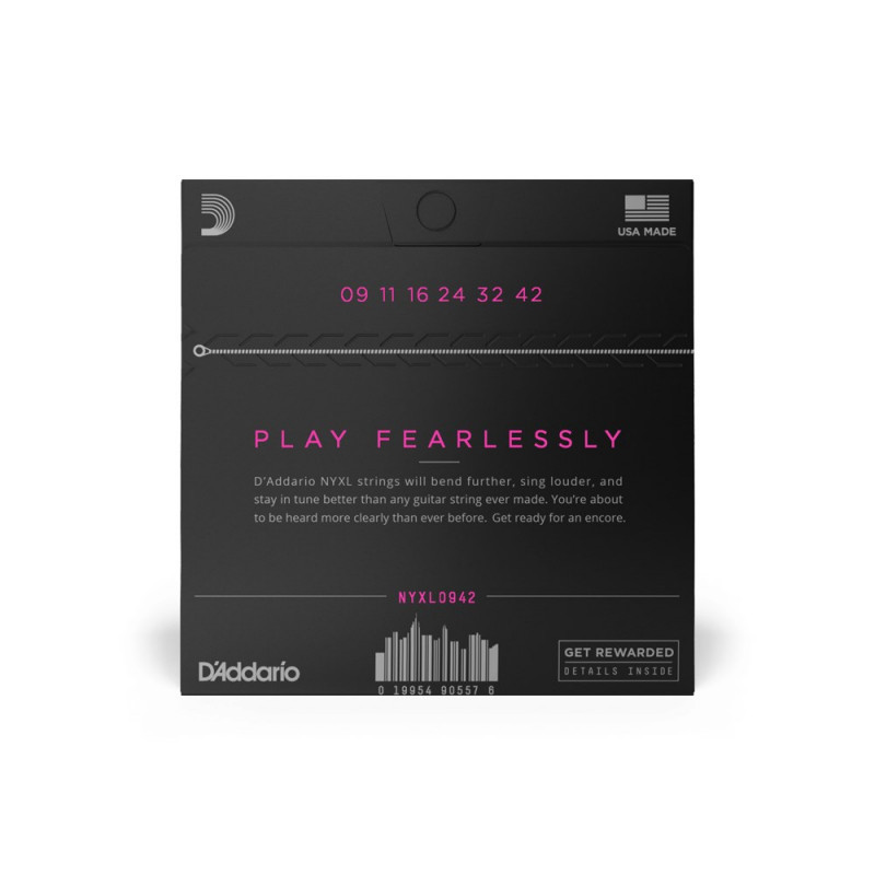 D'Addario NYXL0942 struny na elektrickú gitaru, 09–42
