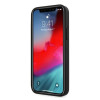 BMW BMHCP12LRSCSK Perforate Sides kožené tvrdé puzdro pre Apple iPhone 12 Pro Max, čierne