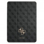 Guess GUIC12G4GFGR 4G Collection puzdro typu kniha pre Apple iPad Pro 12.9 2021, sivé