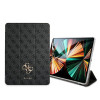Guess GUIC12G4GFGR 4G Collection puzdro typu kniha pre Apple iPad Pro 12.9 2021, sivé