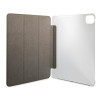 Guess GUIC12G4GFGR 4G Collection puzdro typu kniha pre Apple iPad Pro 12.9 2021, sivé