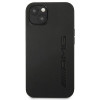 Mercedes-AMG AMHCP13MDOLBK Leather Hot Stamped tvrdé puzdro pre Apple iPhone 13, čierne