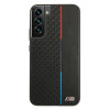 BMW BMHCS22MTRTBK tvrdé puzdro pre Samsung Galaxy S22+, M Collection Triangles, čierne