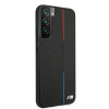 BMW BMHCS22MTRTBK tvrdé puzdro pre Samsung Galaxy S22+, M Collection Triangles, čierne