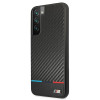 BMW BMHCS22MPUCARTCBK tvrdé puzdro pre Samsung Galaxy S22+, M Collection Triangles, čierne