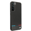 BMW BMHCS22MPUCARTCBK tvrdé puzdro pre Samsung Galaxy S22+, M Collection Triangles, čierne