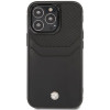 BMW BMHCP14X22RSEPK puzdro pre iPhone 14 Pro Max, čierne, Leather Card Slot