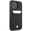 BMW BMHCP14X22RSEPK puzdro pre iPhone 14 Pro Max, čierne, Leather Card Slot