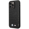 BMW BMHCP14L22PMGK puzdro pre iPhone 14 Pro, čierne, Bi Pattern