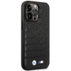 BMW BMHCP14L22PMGK puzdro pre iPhone 14 Pro, čierne, Bi Pattern