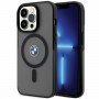 BMW BMHMP14LDSLK Signature MagSafe tvrdé puzdro pre Apple iPhone 14 Pro, čierne