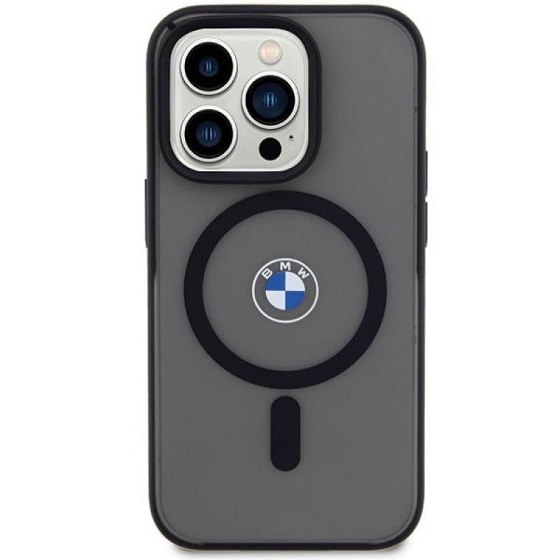 BMW BMHMP14LDSLK Signature MagSafe tvrdé puzdro pre Apple iPhone 14 Pro, čierne