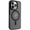 BMW BMHMP14LDSLK Signature MagSafe tvrdé puzdro pre Apple iPhone 14 Pro, čierne