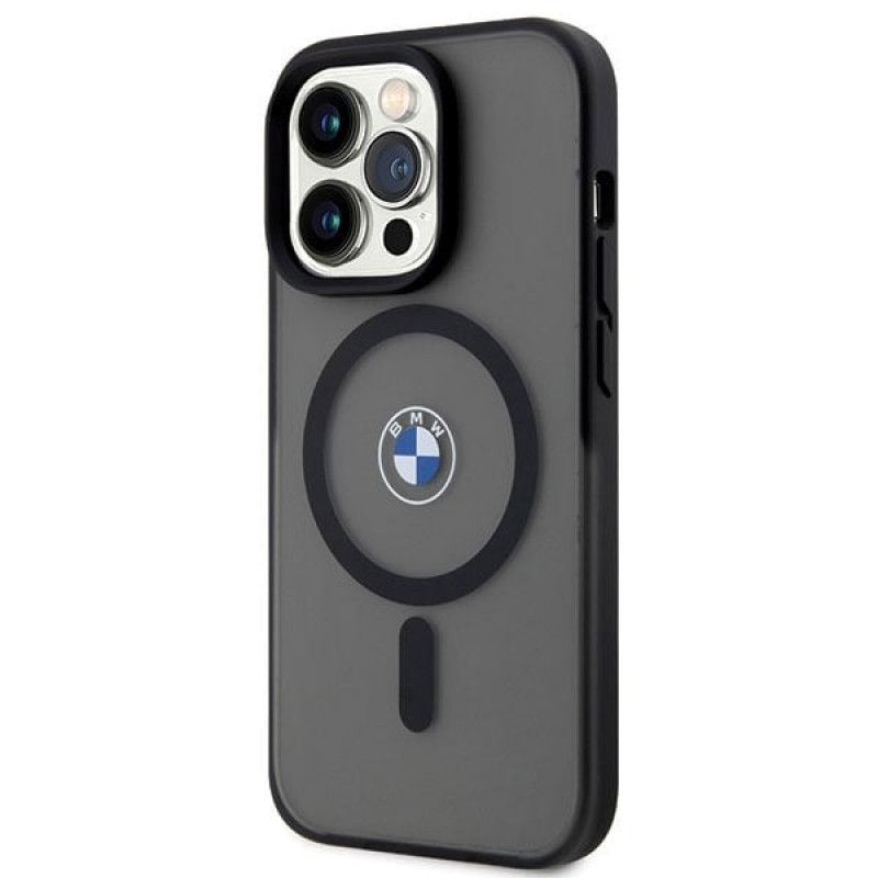 BMW BMHMP14XDSLK Signature MagSafe tvrdé puzdro pre Apple iPhone 14 Pro Max, čierne