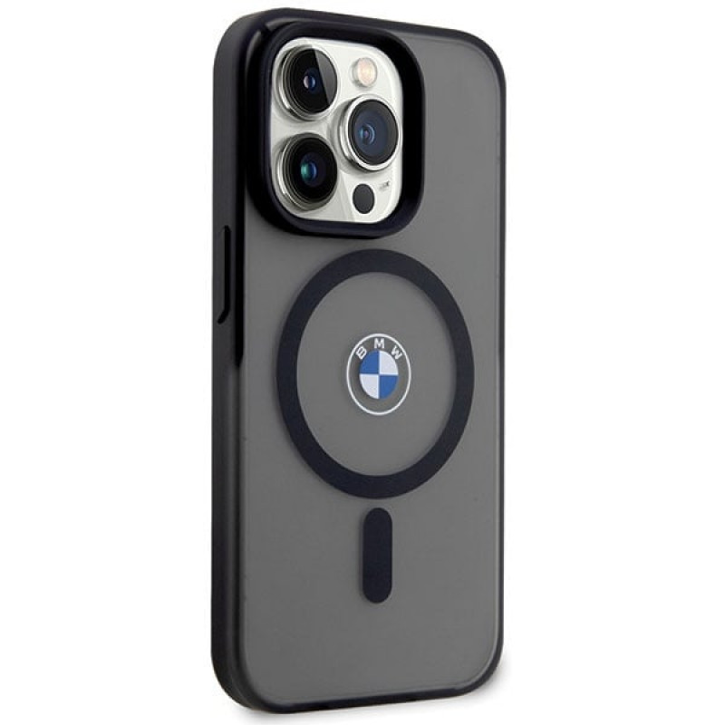 BMW BMHMP14XDSLK Signature MagSafe tvrdé puzdro pre Apple iPhone 14 Pro Max, čierne