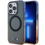 BMW BMHMP14LHTGE Gradient Bumper MagSafe tvrdé puzdro pre Apple iPhone 14 Pro, sivé