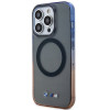 BMW BMHMP14LHTGE Gradient Bumper MagSafe tvrdé puzdro pre Apple iPhone 14 Pro, sivé