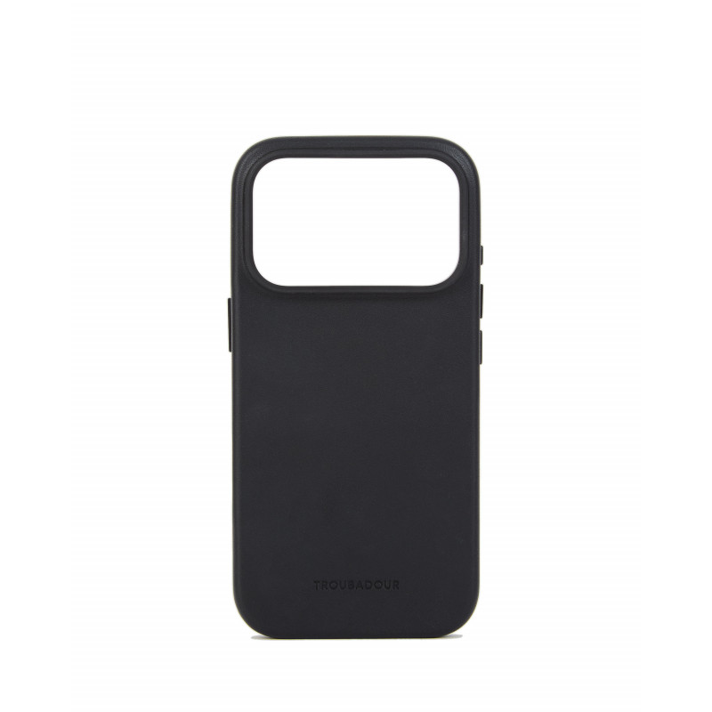 Mujjo Troubadour kožené puzdro pre Apple iPhone 18 Pro / 17 Pro, MagSafe, čierne
