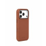 Mujjo Troubadour kožené puzdro pre Apple iPhone 18 Pro / 17 Pro, MagSafe, svetlohnedé